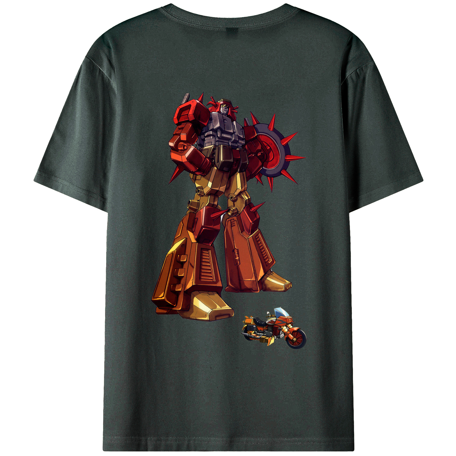 （画像用）  綿100％ メンズ半袖Tシャツ（バックプリント） 通気性